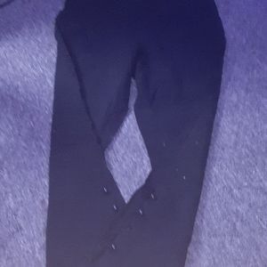 Black stretch jeggings